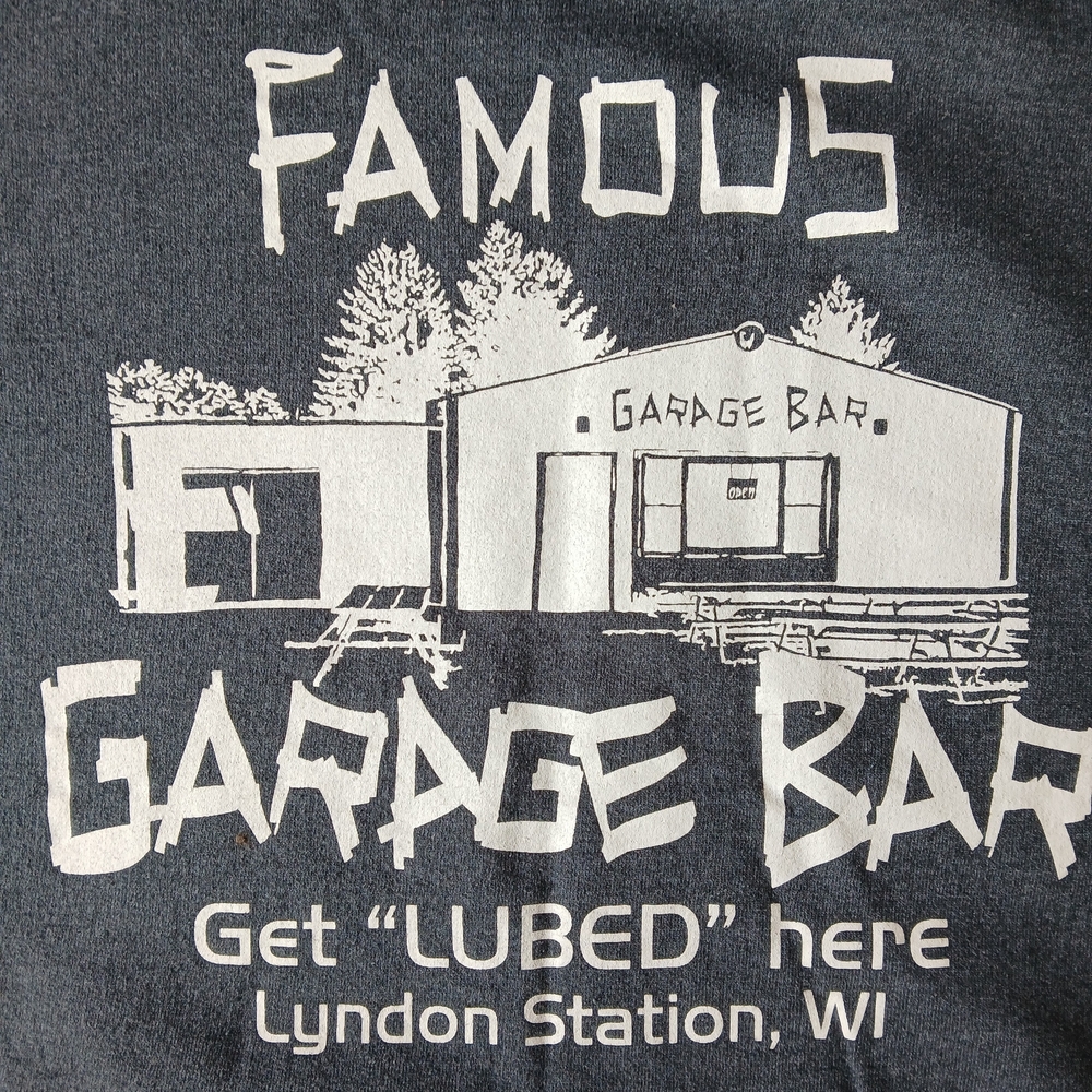 Gildan Gray Sweatshirt - Famous Garage Bar Design